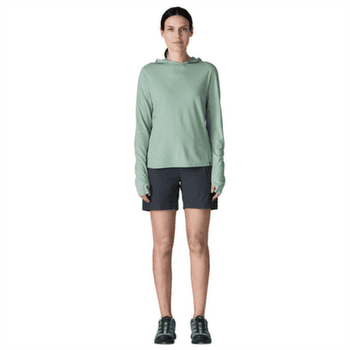 Tricou cu mânecă lungă Patagonia Cap Cool Sun Hoody Women Thermal Blue - Thin Ice X-Dye