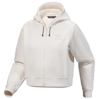 Hanorac Arcteryx Emblem Fleece Full Zip Crop Hoody Women Arctic Silk
