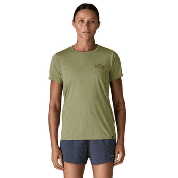 Tricou cu mânecă scurtă Patagonia Cap Cool Daily Shirt - Cloud Crag Women Quiet Violet