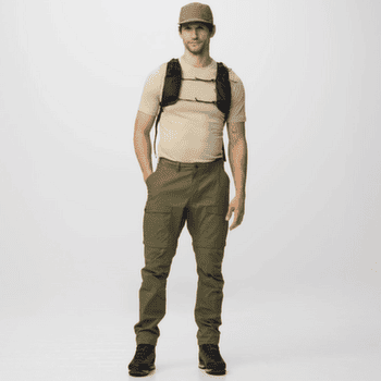 Pantaloni Fjällräven ABISKO HYBRID TRAIL TROUSERS ZIP-OFF MEN Navy