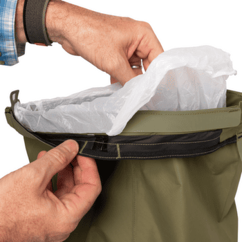 Geantă Sea to Summit Trash Dry Bag - 10L Burnt Olive