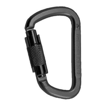 Carabină Rock Empire Steel Carabiner D KL-2T Black černá 008