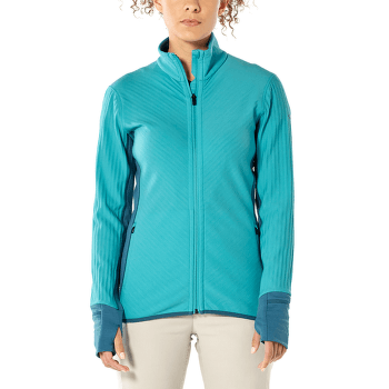 Hanorac Icebreaker Descender LS Zip Women Jet HTHR/Black