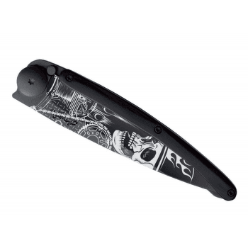 Cuțit Deejo Tattoo Black Ride or Die – Ebony wood