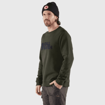 Hanorac Fjällräven Fjällräven Logo Sweater Men Deep Sea