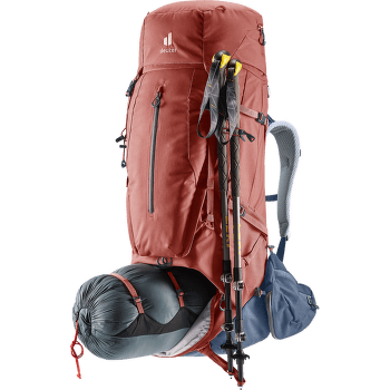 Rucsac deuter Aircontact X 60+15 SL redwood-ink