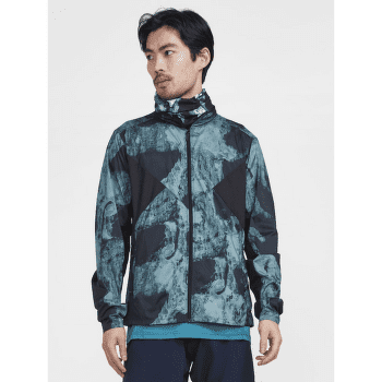 Jachetă Craft ADV Essence Wind Jacket Men černá se zelenou