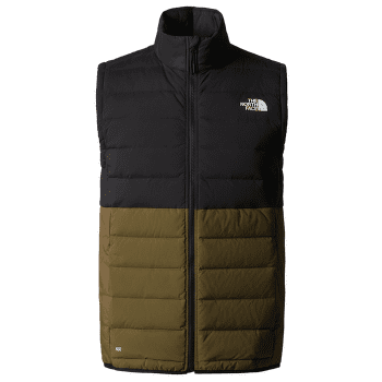 Vesta The North Face BELLEVIEW STRETCH DOWN VEST Men TNF BLACK/MILITARY OLIVE