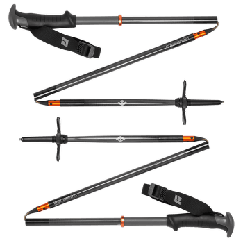 Gaură Black Diamond CARBON COMPACTOR SKI POLES