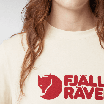 Tricou cu mânecă scurtă Fjällräven Fjällräven Logo Tee Women Chalk White