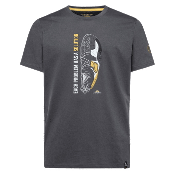Tricou cu mânecă scurtă La Sportiva SOLUTION T-SHIRT Carbon/Yellow