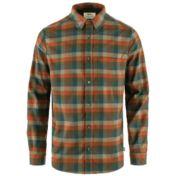 Cămașă cu mânecă lungă Fjällräven Lappland Stretch Flannel Shirt Men Laurel Green-Autumn Leaf