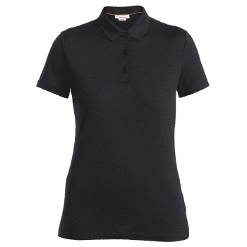 Tricou polo Icebreaker Merino 150 Tech Lite III SS Polo Women Black