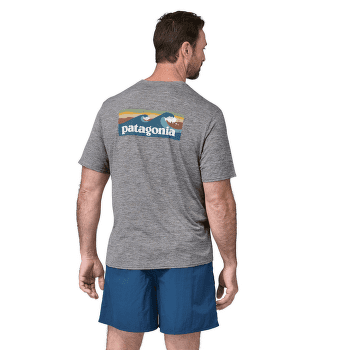 Tricou cu mânecă scurtă Patagonia Cap Cool Daily Graphic Shirt - Waters Forgotten Island: Concrete Purple X-Dye