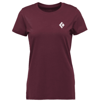 Tricou cu mânecă scurtă Black Diamond SS Equipment For Alpinist SS Tee Women Burgundy