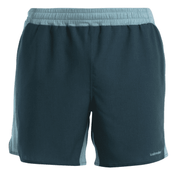 Pantaloni scurți Icebreaker Merino 125 ZoneKnit™ Speed 6 inch Shorts Men FATHOM GRN/CLOUD RAY/CB