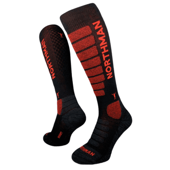 Șosete pentru genunchi Northman Ski Compress Merino 21 93_černá