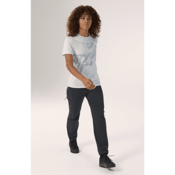 Tricou cu mânecă scurtă Arcteryx Bird Cotton T-Shirt SS Women Stratus / Dk Stratus