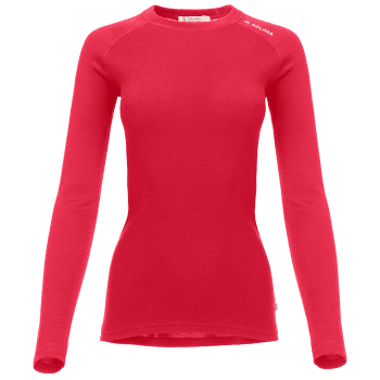 Tricou cu mânecă lungă Aclima WarmWool Crew Neck Women Jester Red