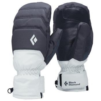 Mănuși Black Diamond Mission MX Mitts Women Charcoal-Belay Blue