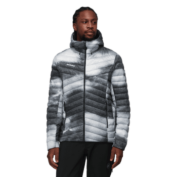 Jachetă Mammut Albula IN Hooded Jacket Grain Men black-white 0047