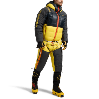 Jachetă La Sportiva OLYMPUS TECH DOWN PARKA Black/Yellow_999100