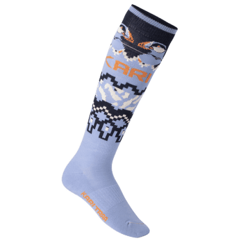 Șosete pentru genunchi Kari Traa Johanne Sock PASTEL LIGHT BLUE