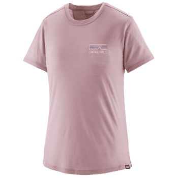 Tricou cu mânecă scurtă Patagonia Cap Cool Merino Graphic Shirt Women Fitz Roy Strata: Stormy Mauve