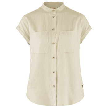 Cămașă cu mânecă scurtă Fjällräven Övik Hemp Shirt SS Women Chalk White