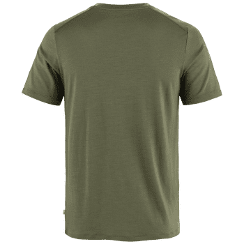 Tricou cu mânecă scurtă Fjällräven Abisko Wool Classic SS Men Laurel Green