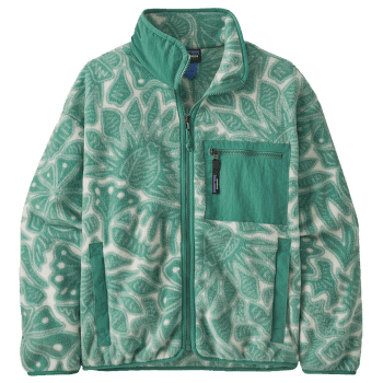 Hanorac Patagonia Synch Jacket Women Bees and Flowers: Heartleaf Green