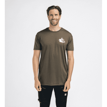 Tricou cu mânecă scurtă Aclima LightWool Tee Mountain Men Tarmac