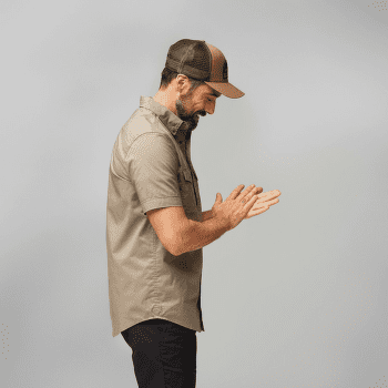 Cămașă cu mânecă scurtă Fjällräven Övik Air Stretch SS Shirt Men Laurel Green