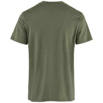 Tricou cu mânecă scurtă Fjällräven Multicolor Logo T-Shirt Men Laurel Green