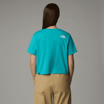 Tricou cu mânecă scurtă The North Face SIMPLE DOME CROPPED SLIM TEE Women 0YI VIRTUAL BLUE