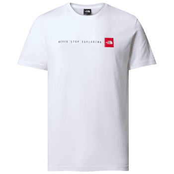 Tricou cu mânecă scurtă The North Face S/S NEVER STOP EXPLORING TEE Men TNF WHITE