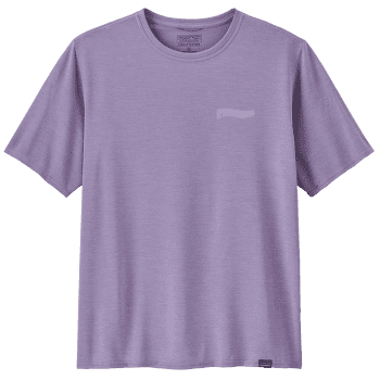 Tricou cu mânecă scurtă Patagonia Cap Cool Daily Graphic Shirt - Waters Forgotten Island: Concrete Purple X-Dye