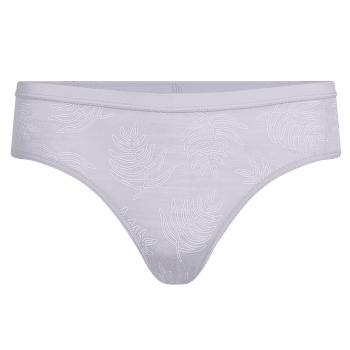 Chiloți Icebreaker Merino 150 Siren Hipkini Fresh Ferns AOP Women GREY QUARTZ/SNOW/AOP