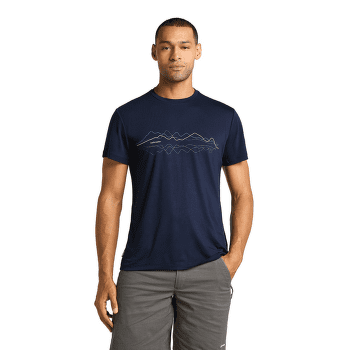 Tricou cu mânecă scurtă Icebreaker Merino Blend Core SS Tee Icebreaker Men Midnight Navy