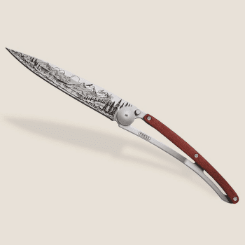 Cuțit Deejo Mountain 37g, Coral Wood