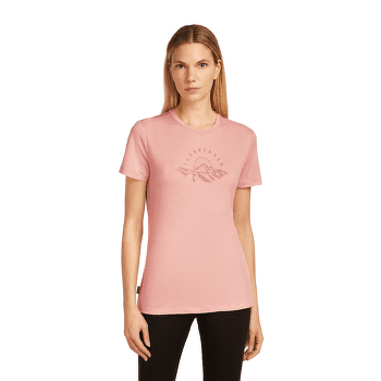 Tricou cu mânecă scurtă Icebreaker Merino 150 Tech Lite SS Tee Sunrise Summit Women BLUSH