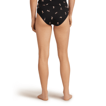 Chiloți Icebreaker Merino 150 Siren Hipkini Snow Day Women BLACK/ACID PINK/AOP