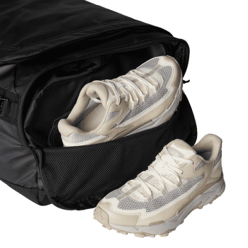 Geantă The North Face BASE CAMP VOYAGER DUFFEL 62L KT0 TNF BLACK/ASPHALT GREY