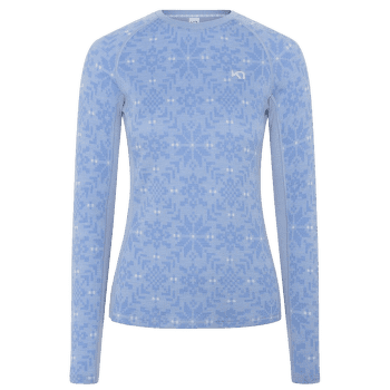 Tricou cu mânecă lungă Kari Traa Edith Long Sleeve IRIS/PASTEL LIGHT BLUE