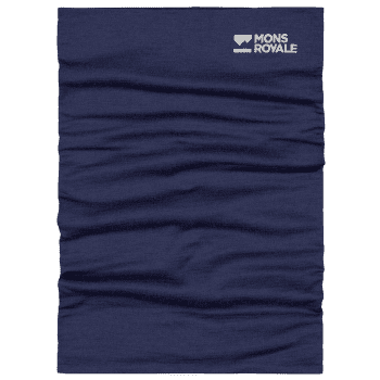 Bandă pentru gât Mons Royale Double Up 100% Merino Neckwarmer Midnight