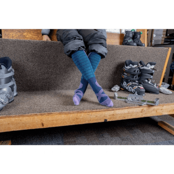 Șosete pentru genunchi Darn Tough Function X OTC Midweight With Cushion ECLIPSE