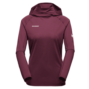 Tricou cu mânecă lungă Mammut Selun FL Sun Hoody Women 3800 vin