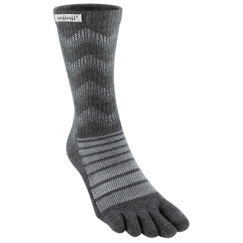 Șosete Injinji OUTDOOR MIDWEIGHT CREW WOOL SLATE