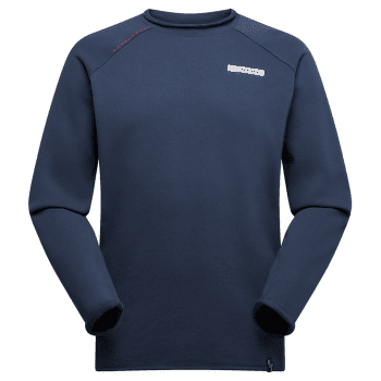 Tricou cu mânecă lungă La Sportiva TUFA SWEATER Men Night Sky/Mountain Red