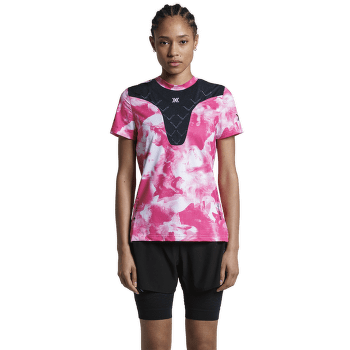 Tricou cu mânecă scurtă X-Bionic X-BIONIC® COREFUSION RUN SHIRT SS WOMEN DOT FADE/NEO PINK/WHITE